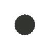 Sous-verres jetables Romance Duni noir 9 cm