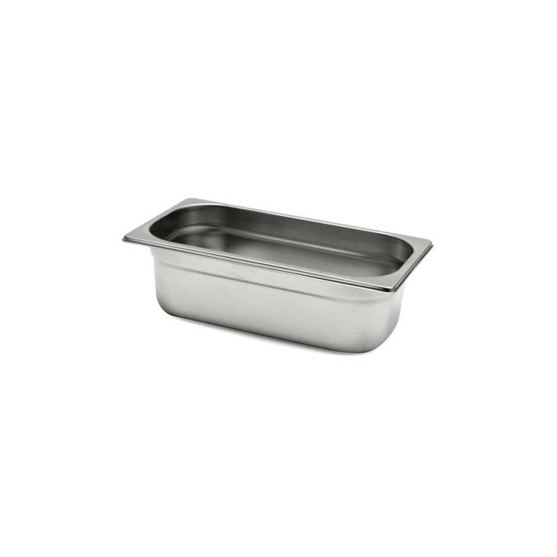 Cubeta de acero inoxidable Gastronorm 1/3 cm 10