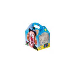 Boîte en carton à emporter pour cirque d'enfants avec motifs cm 16 x 10 x 17