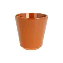 Gobelet rustique en terre cuite marron cl 20