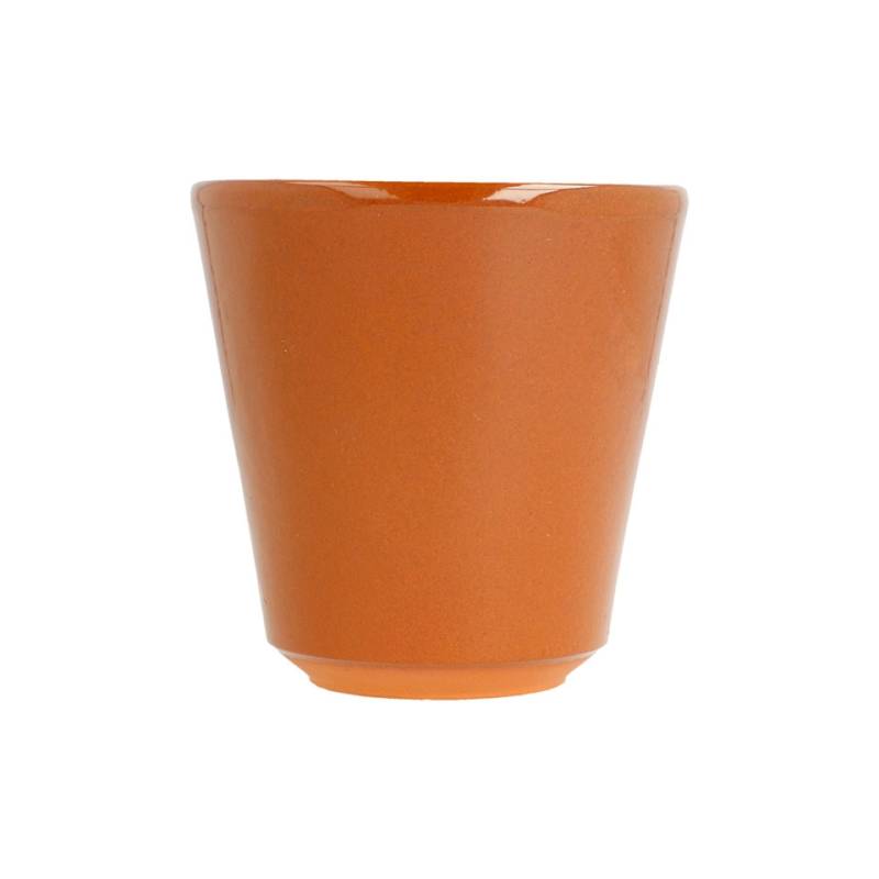 Gobelet rustique en terre cuite marron cl 20