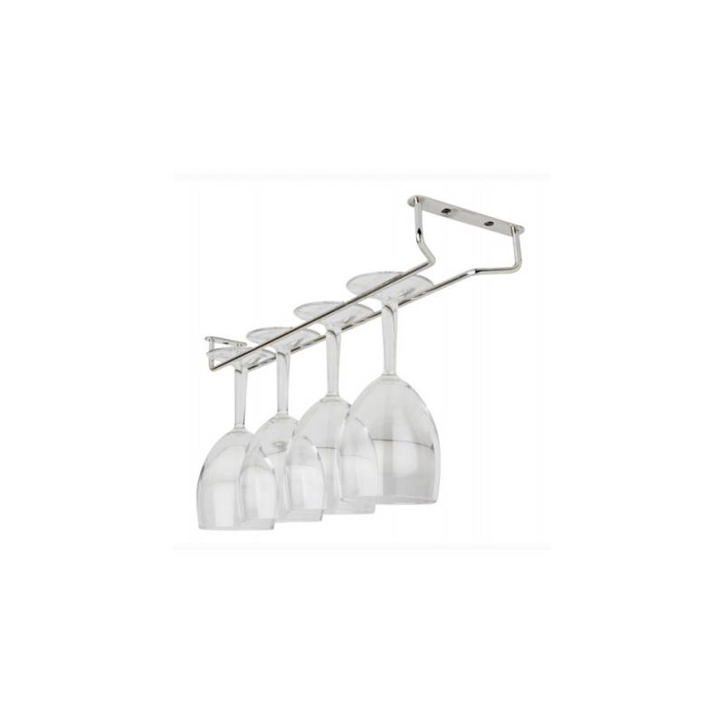Portavasos colgante de acero cromado cm 40,5