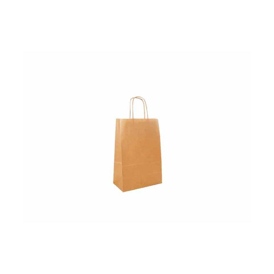 Sacs Havane avec poignées en corde en papier blanc cm 26x14x32