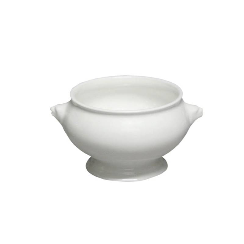 Soupière Tête de Lion en porcelaine blanche lt 1