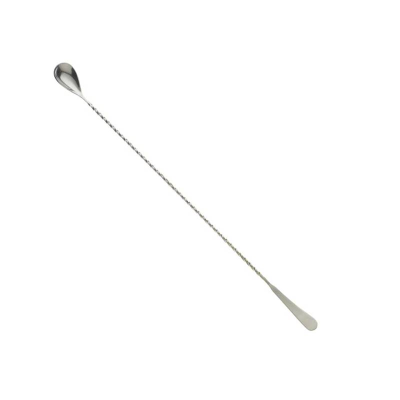 Barlöffel mit Zunge aus Edelstahl cm 43.5