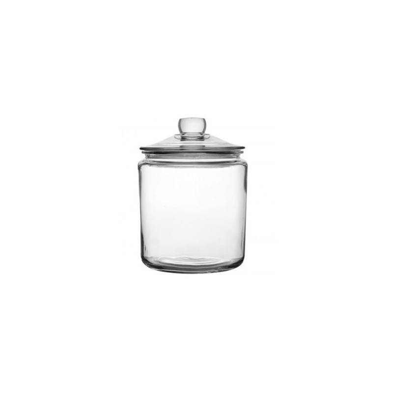 Bocal avec couvercle en verre lt 3,8
