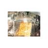 Bocal avec couvercle en verre lt 3,8