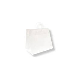 Sac en papier blanc 32x21x28,5 cm