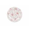 Assiette à dîner vintage en porcelaine rose Rose Cranberry Churchill 30.5 cm