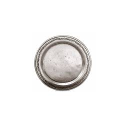 Antioco Cosi Tabellini sous-verres en étain satiné cm 10,5