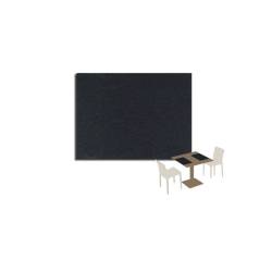 Mantel individual TNT negro 30x40 cm