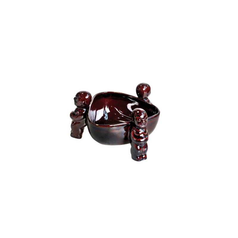 Taza Tiki Scorpion porcelana marrón cl 83