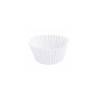 Plat à petits fours jetable en papier blanc cm 5x2,7