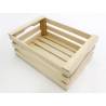 Mini caja de listones de madera 17x12x9 cm