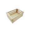 Mini caja de listones de madera 25x13x7 cm