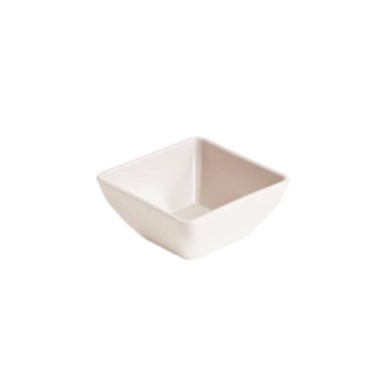 Cuenco cuadrado pbt blanco 22x22x10 cm