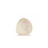 Coupe Churchill triangulaire en céramique vitrifiée crème Stonecast 15,3 cm