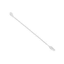 Cuchara de bar con tenedor de acero inoxidable cm 45
