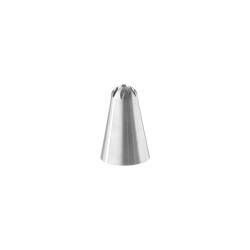 Boquilla con orificio en forma de flor de acero inoxidable mm 6