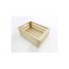 Mini caja de listones de madera 12x6x8 cm