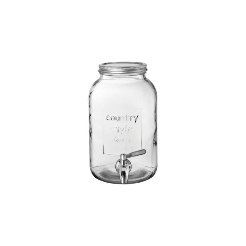 Punch barrel country glass vase lt 4