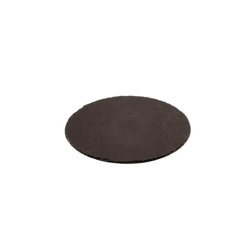Plato Redondo Paderno Pizarra Natural cm 38