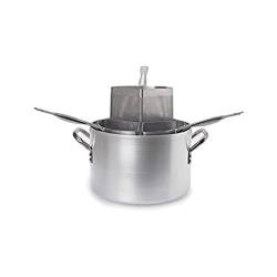 Ballarini cazuela de aluminio cocedor de pasta 3 segmentos cm 36