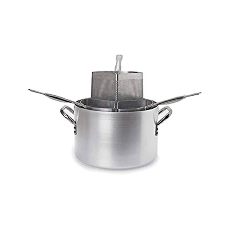 Ballarini cocotte en aluminium cuiseur de pâtes 3 segments cm 36