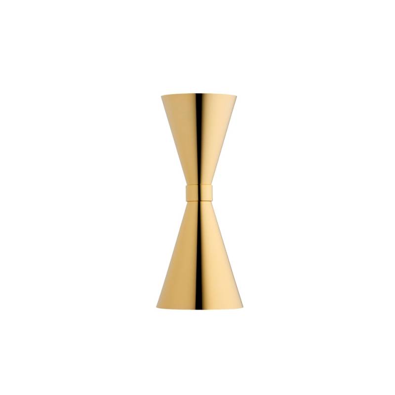 Jigger Mr Slim en acier inoxydable plaqué or cl 3-4.5