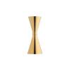 Jigger Mr Slim de acero inoxidable chapado en oro cl 3-4.5