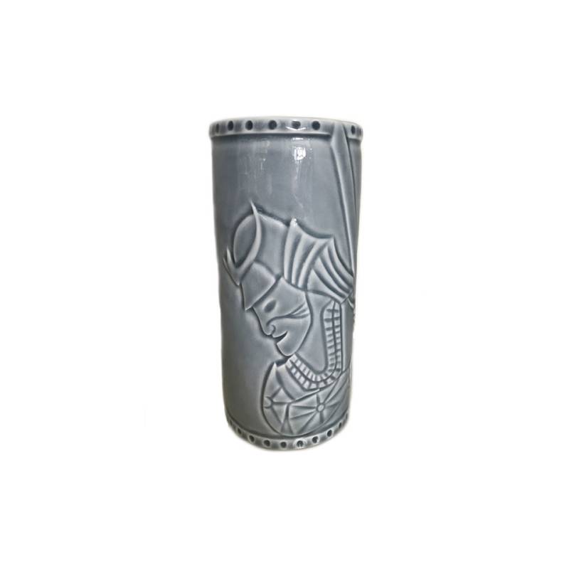 Tiki mug Samurai bleu porcelaine cl 56