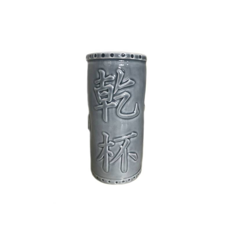Tiki mug Samurai bleu porcelaine cl 56
