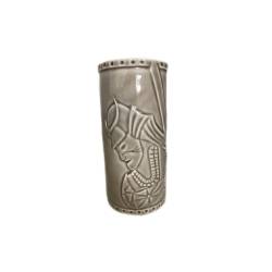 Tiki mug Samurai porcelaine grise cl 56