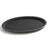 Hendi bandeja ovalada antideslizante de fibra de vidrio negra cm 60x73