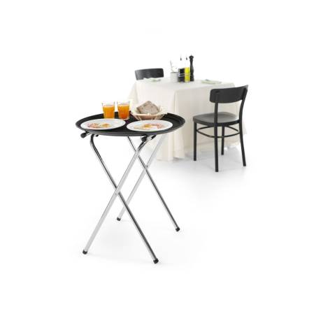 Hendi bandeja ovalada antideslizante de fibra de vidrio negra cm 60x73