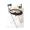 Hendi bandeja ovalada antideslizante de fibra de vidrio negra cm 60x73