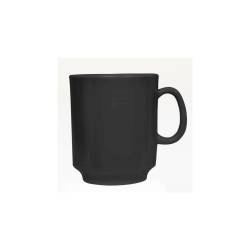Taza de melamina negra cl 24