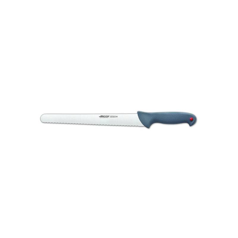 Cuchillo de pan Arcos de acero inoxidable con mango gris 30 cm