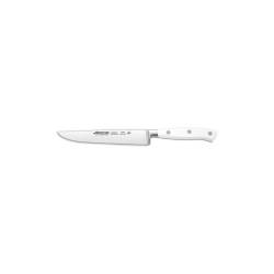 Cuchillo de cocina Arcos de acero inoxidable con mango blanco cm 15