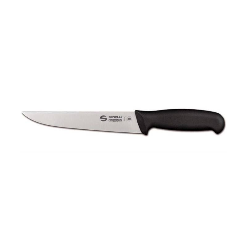 Couteau à désosser Sanelli Ambrogio Supra en acier inoxydable avec manche en nylon cm 18