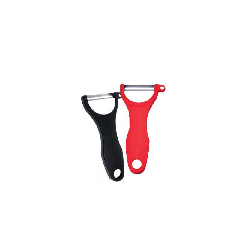 Epluche-patates Swiss Kisag en acier inoxydable abs et noir 13.5 cm