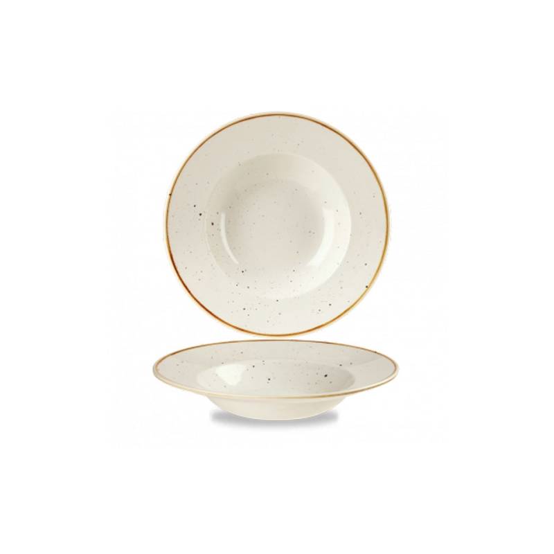 Cuenco para pasta Stonecast Churchill de cerámica vitrificada blanca 28 cm
