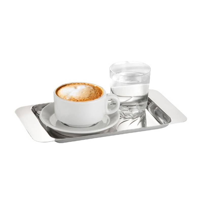 Magic Motta plateau rectangulaire en acier inoxydable 28.3x15.2 cm