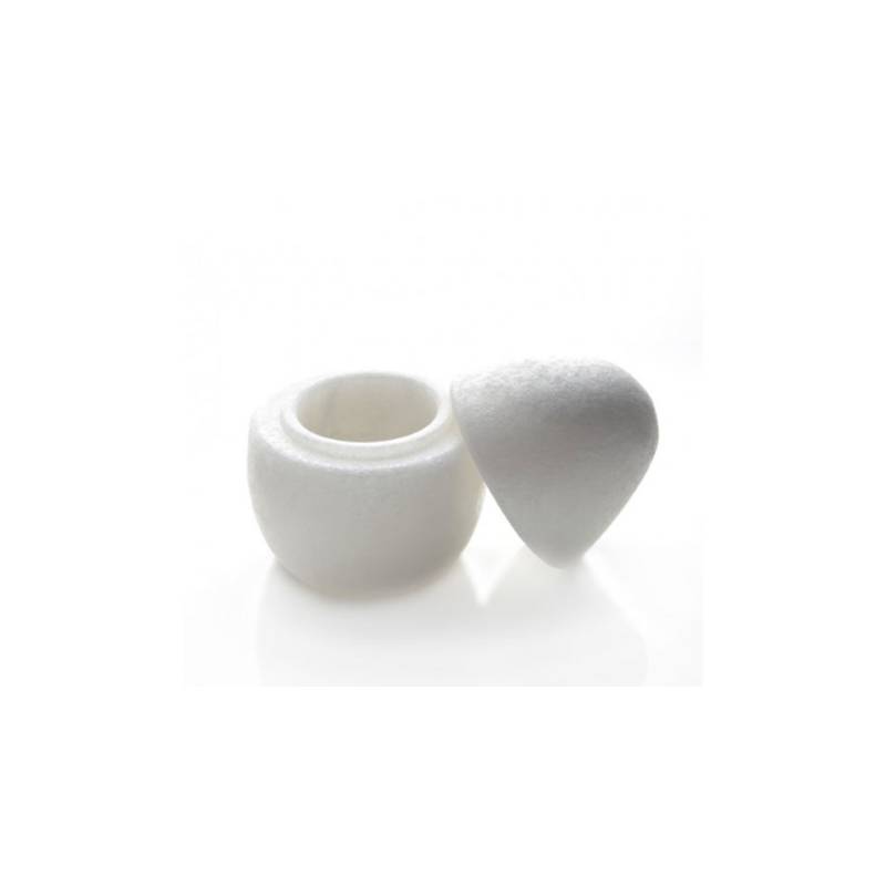 Huevera Emperador 100% Mármol Chef 11x8 cm