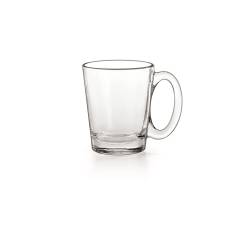 Borgonovo Vaso de leche cónico con asa de vidrio cl 31