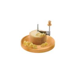 Coupe-fromage Girolle en bois et acier 22 cm