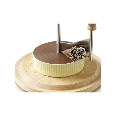 Coupe-fromage Girolle en bois et acier 22 cm