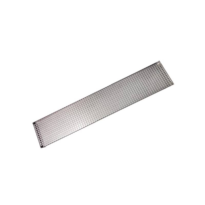 Tapis de bar avec grille en acier inoxydable cm 47