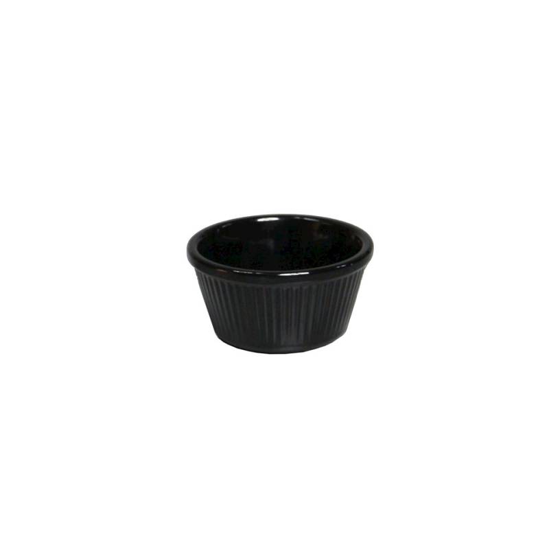 Moule à ramequin Inmiron en mélamine noire 9 cm