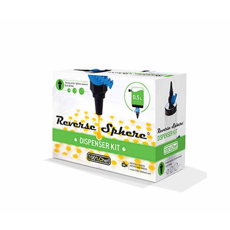 Kit dispensador Reverse Sphere 100% Chef
